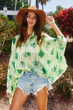 Load image into Gallery viewer, Laura Batwing Lime Top
