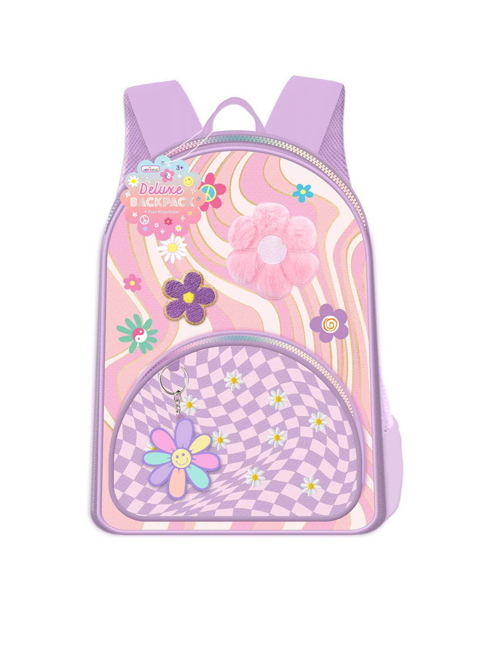 Groovy Flower Deluxe Backpack