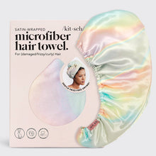 Load image into Gallery viewer, KITSCH - Satin-Wrapped Hair Towel
