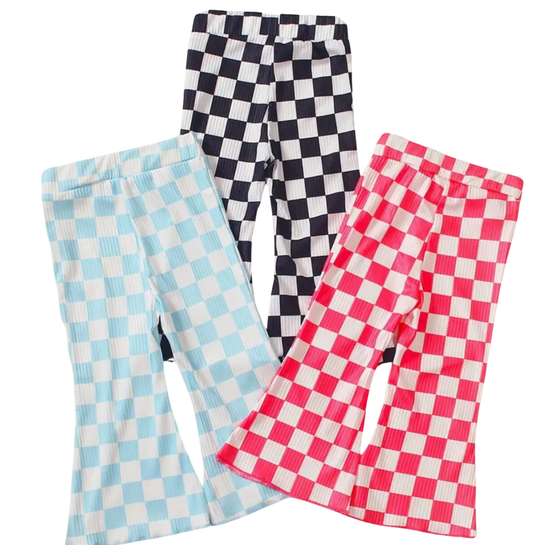 Girls Checker Flares