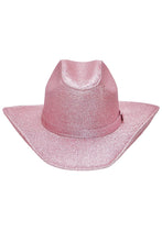 Load image into Gallery viewer, Lux Sparkling Glitter Cowboy Hat
