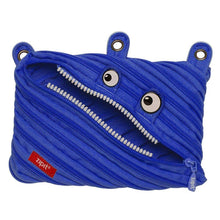 Load image into Gallery viewer, ZIPIT Blue Monster 3 Ring Binder Pencil Pouch
