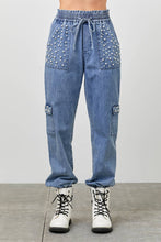 Load image into Gallery viewer, Jade Denim Jogger Pants
