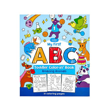 Load image into Gallery viewer, ABC: Amazing Animals Toddler Coloring Book
