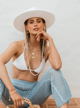 Load image into Gallery viewer, Oceana Seashell - Straw Hat
