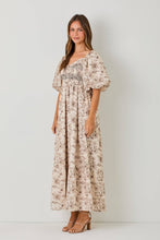 Load image into Gallery viewer, Fall Girly Bubble Maxi Dress
