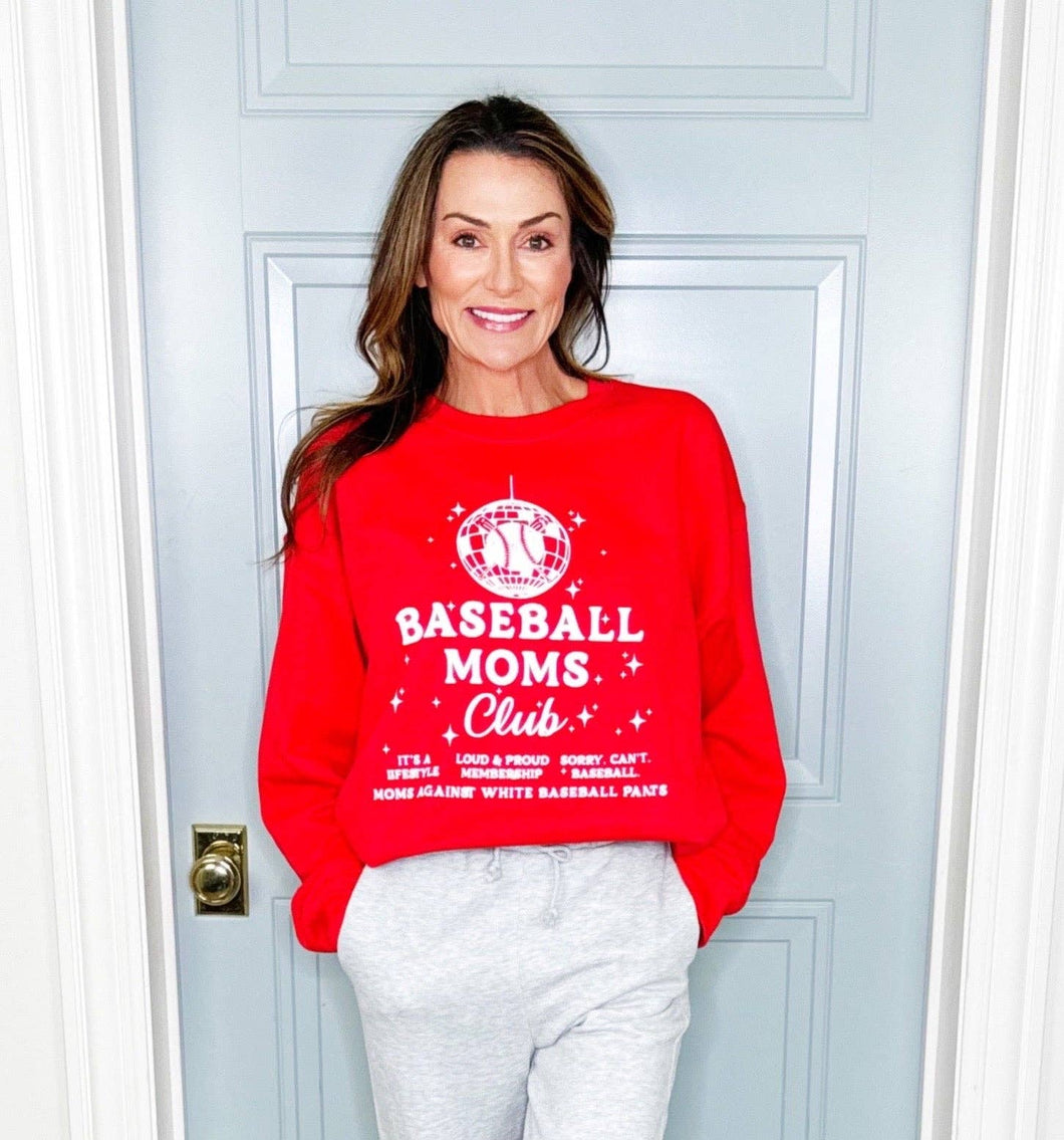 Baseball Moms Club Sweatshirt