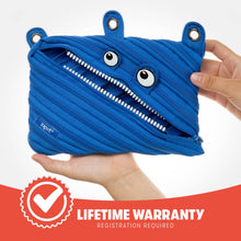 Load image into Gallery viewer, ZIPIT Blue Monster 3 Ring Binder Pencil Pouch
