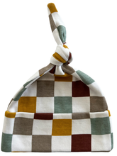 Load image into Gallery viewer, Cannoli Checkerboard Baby Beanie
