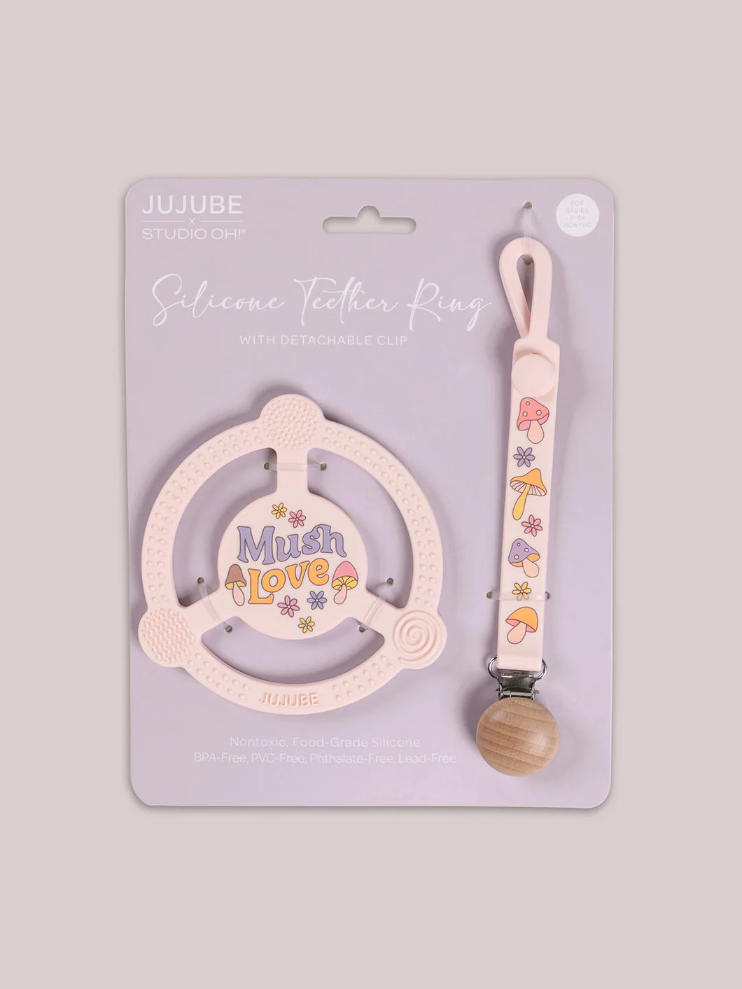 Silicone Teether Ring Set