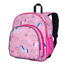 Load image into Gallery viewer, Rainbow Unicorns 12 inch Backpack
