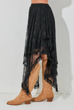 Load image into Gallery viewer, Lace Drop Hem Midi Skirt
