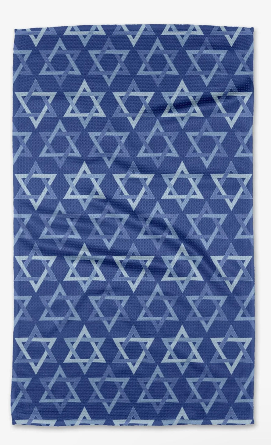 Stars of David Tea Towel