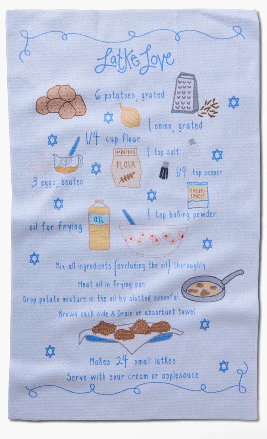 Latke Love Tea Towel