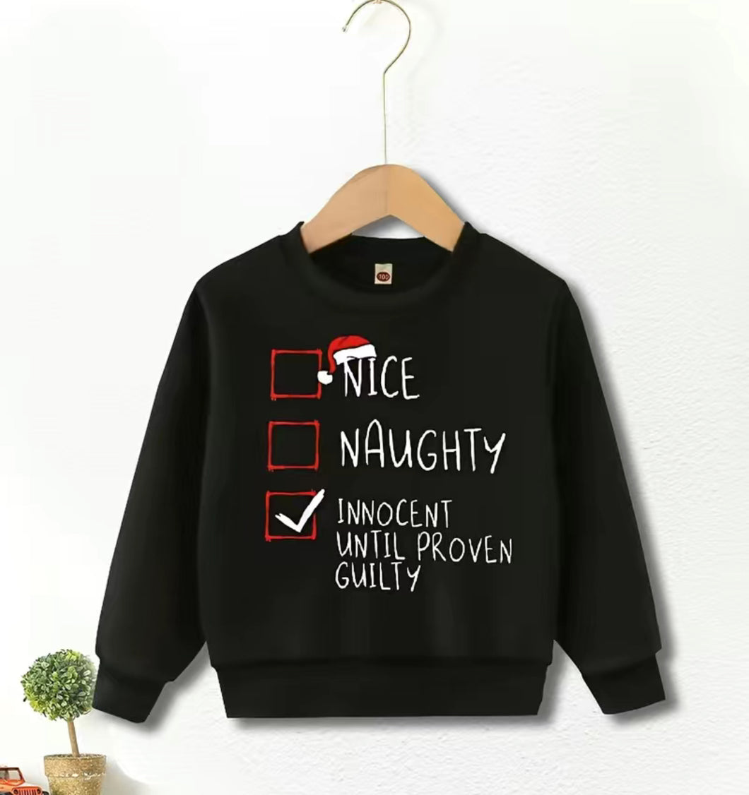 Santas Checklist Sweatshirt