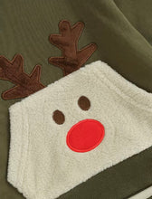 Load image into Gallery viewer, Toddler Reindeer Sweat Suit Set
