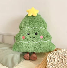 Load image into Gallery viewer, Christmas Tree Smiley Plush Large
