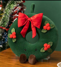 Load image into Gallery viewer, Christmas Wreath Plush
