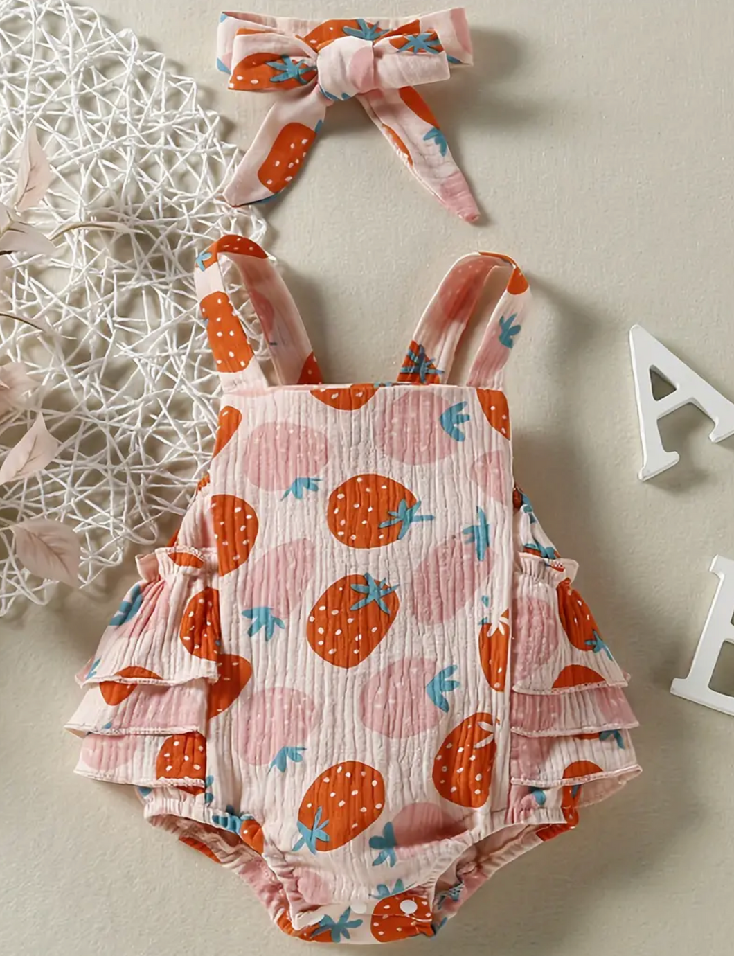 Strawberry Fields Romper