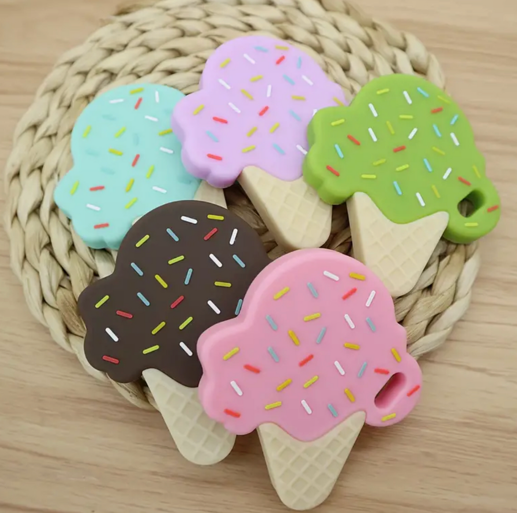 Ice Cream Cone Silicone Teethers