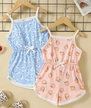 Load image into Gallery viewer, Girls Summer Print Romper
