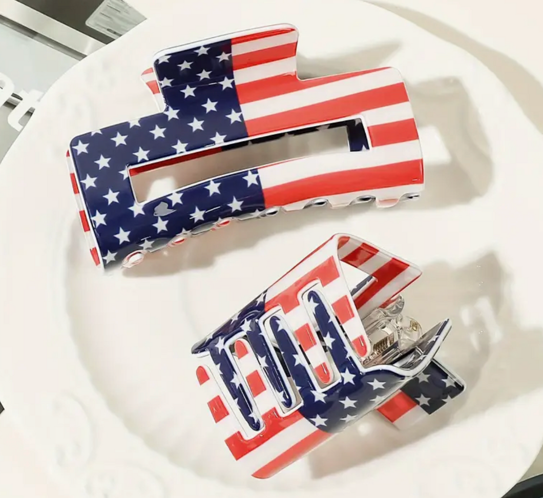 Flag Claw Clips