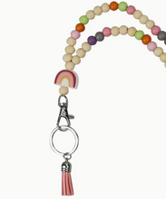 Load image into Gallery viewer, Rainbow Beaded Name Badge Holder
