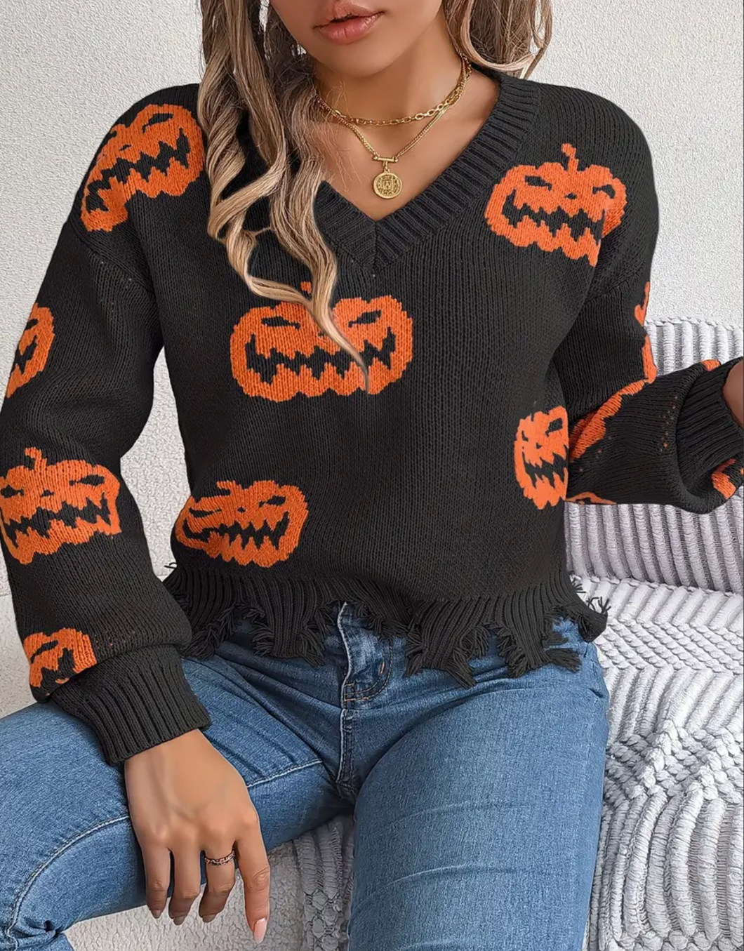 Halloween Babe Sweater