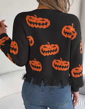 Load image into Gallery viewer, Halloween Babe Sweater
