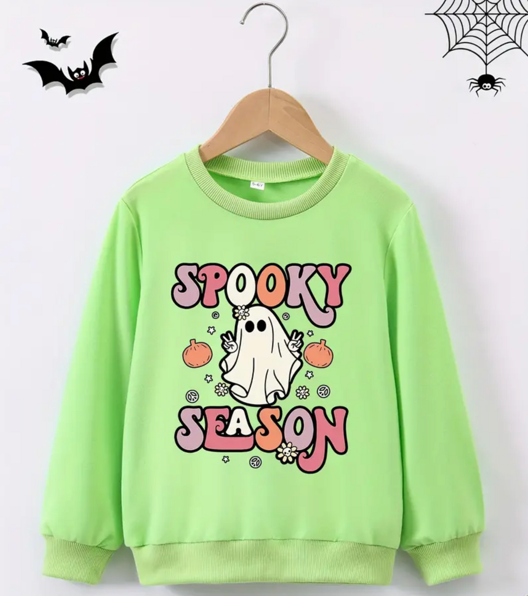 Spooky Season Girls/Tween Pullover