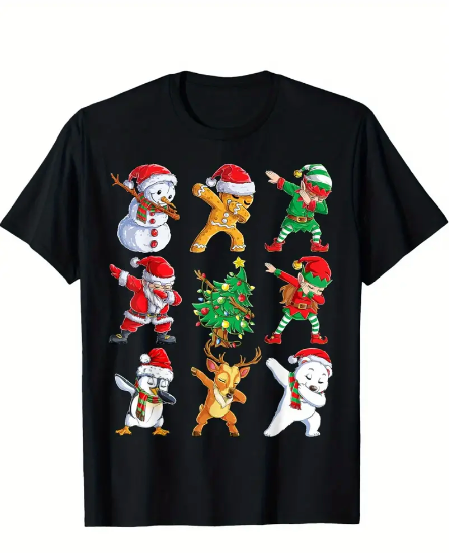 Dabbing Holiday Boys Shirt