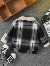 Load image into Gallery viewer, Toddler Boys Plaid Sherpa Flannel
