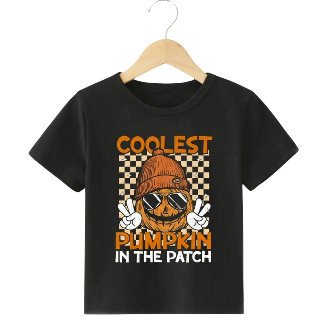 Coolest Pumpkin Boys Graphic Tee