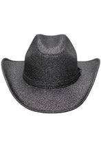 Load image into Gallery viewer, Lux Sparkling Glitter Cowboy Hat
