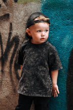 Load image into Gallery viewer, Boys Black Acid Wash T-Shirt
