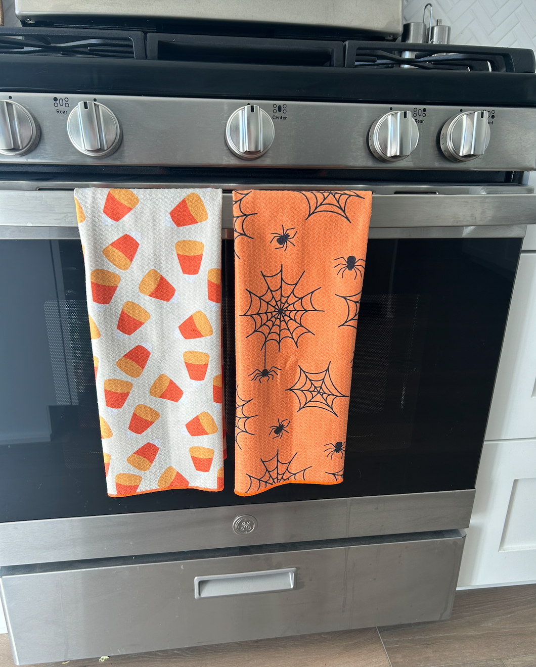 Candy Corn Bloom Towels