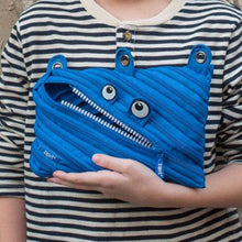 Load image into Gallery viewer, ZIPIT Blue Monster 3 Ring Binder Pencil Pouch
