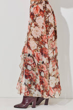 Load image into Gallery viewer, Claira Floral Ruffle Maxi Skirt
