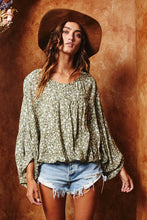 Load image into Gallery viewer, Karis Floral Dolman Top
