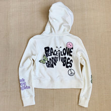 Load image into Gallery viewer, Peace Love Groovy Vibes Hoodie
