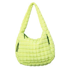 Load image into Gallery viewer, Limey Puffer Tote Bag
