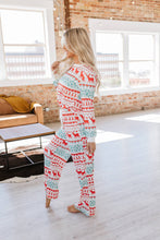 Load image into Gallery viewer, White Nordic Christmas Pajama Set
