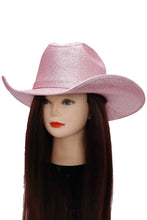 Load image into Gallery viewer, Lux Sparkling Glitter Cowboy Hat
