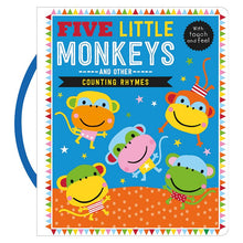 Load image into Gallery viewer, Touch and Feel Five Little Monkeys and Other Counting Rhymes
