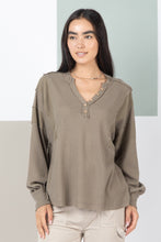 Load image into Gallery viewer, The Ang Henley Top
