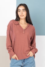 Load image into Gallery viewer, The Ang Henley Top
