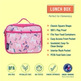 Load image into Gallery viewer, Rainbow Unicorns Lunch Box
