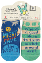 Load image into Gallery viewer, Blue Q Baby Socks
