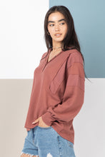 Load image into Gallery viewer, The Ang Henley Top
