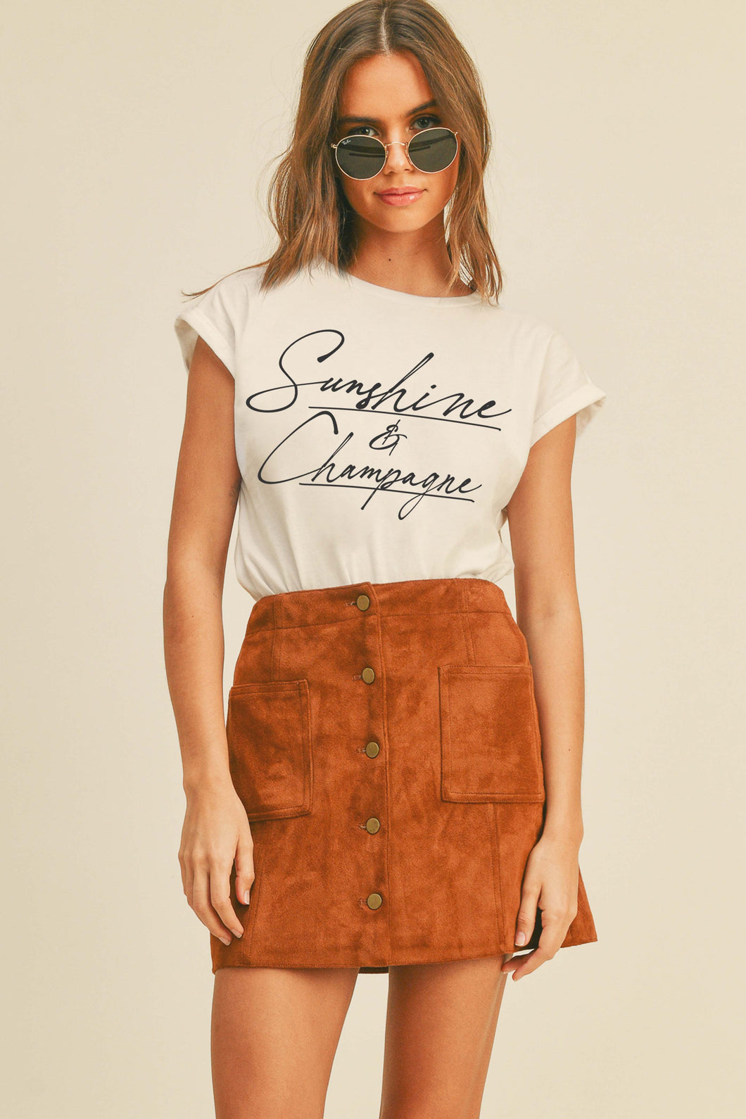 Sunshine and Champagne Tee